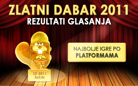 Zlatni Dabar 2011 - najbolje igre godine po platformama