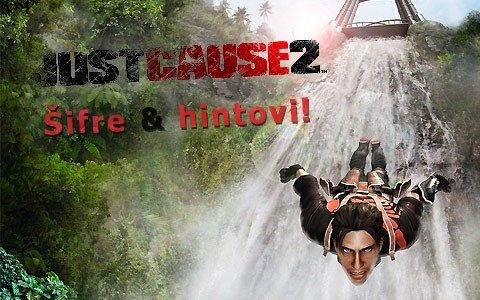 Just Cause 2 cheats - šifre