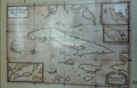 Assassin's Creed IV: Black Flag mapa