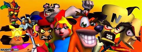 Crash Bandicoot likovi