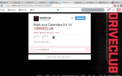 Driveclub twitter leak