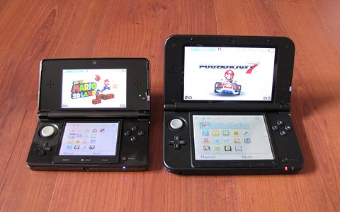 Nintendo 3DS XL ekrani