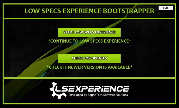 low-specs-experience