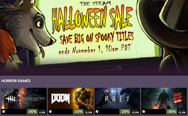 steam halloween 2017